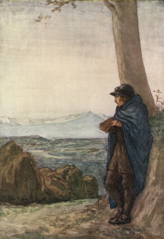 Lycidas autorstwa Johna Miltona autorstwa Robert Anning Bell