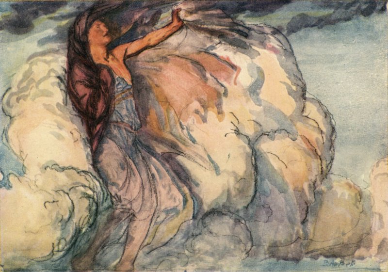 Oda do Zachodniego Wiatru autorstwa Robert Anning Bell