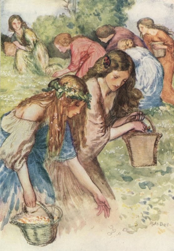 Prothalamion autorstwa Edmunda Spensera autorstwa Robert Anning Bell