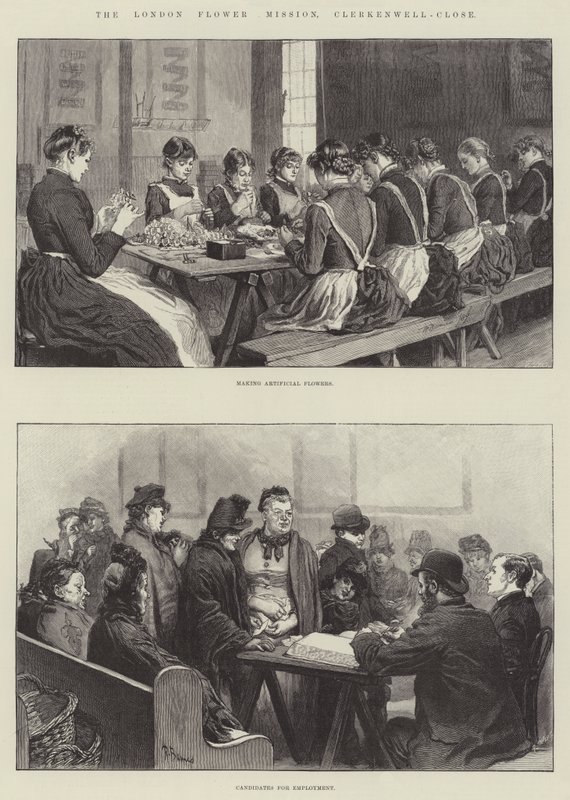 Londyńska Misja Kwiatowa, Clerkenwell-Close autorstwa Robert Barnes
