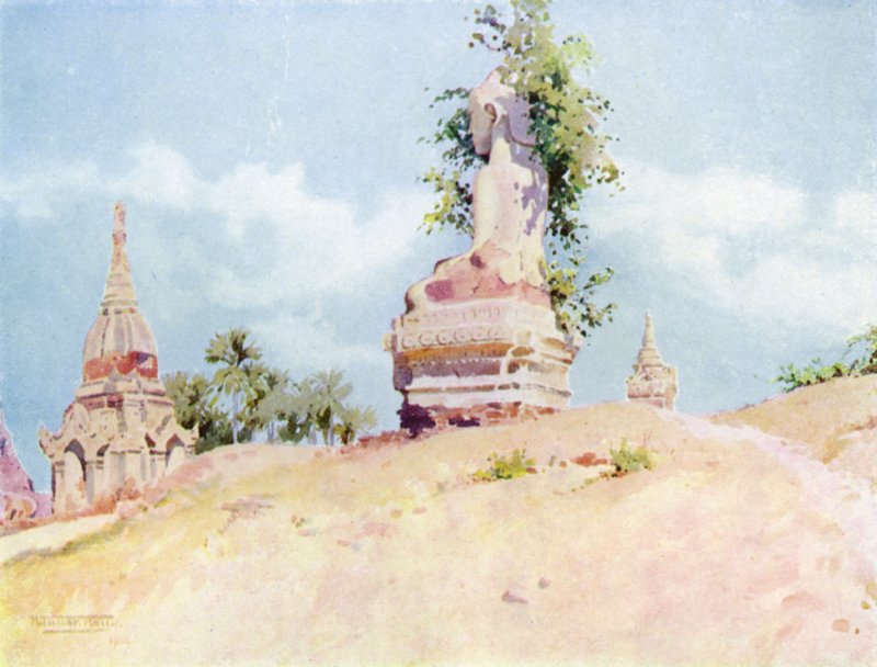 Budda w pobliżu Pagan autorstwa Robert George Talbot Kelly