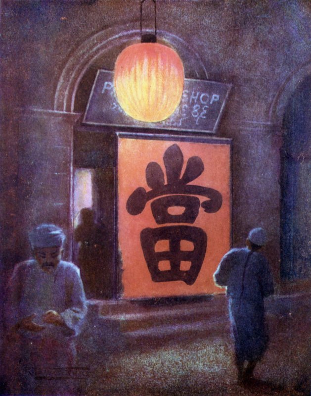 Chiński lombard, Mandalaj autorstwa Robert George Talbot Kelly