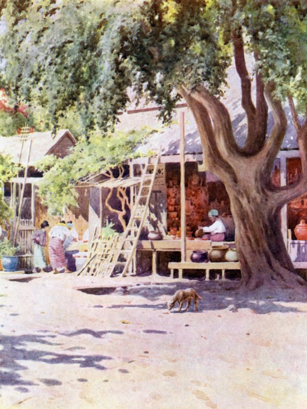 w Nyaung-u autorstwa Robert George Talbot Kelly