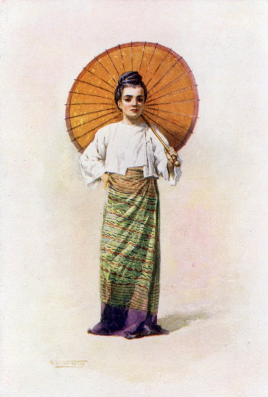 Ma-Hla-Byu (panna ładna i piękna) autorstwa Robert George Talbot Kelly
