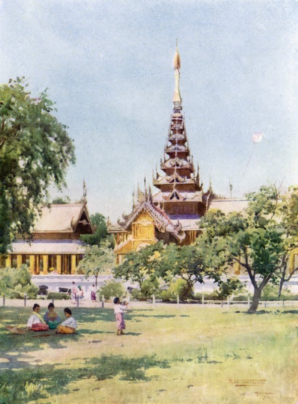„Centrum Wszechświata”, Mandalay autorstwa Robert George Talbot Kelly