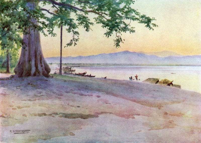 Miejsce lądowania w Nyaung-u autorstwa Robert George Talbot Kelly