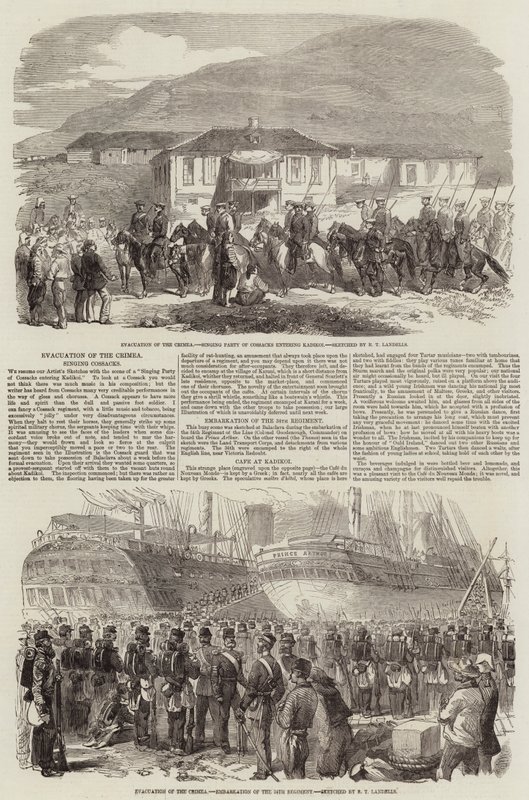 Ewakuacja Krymu autorstwa Robert Thomas Landells
