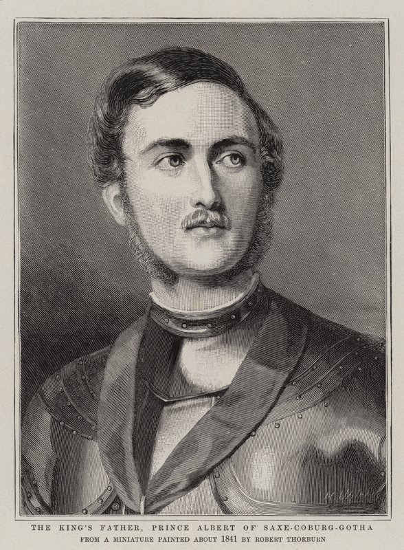 Ojciec królów, książę Albert z Saxe-Coburg-Gotha autorstwa Robert Thorburn