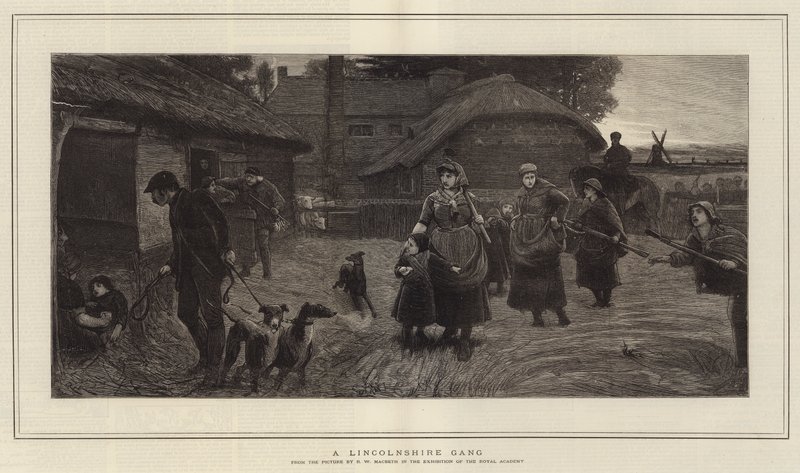 Gang z Lincolnshire autorstwa Robert Walker Macbeth