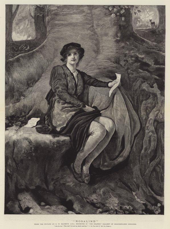 Rosalind autorstwa Robert Walker Macbeth