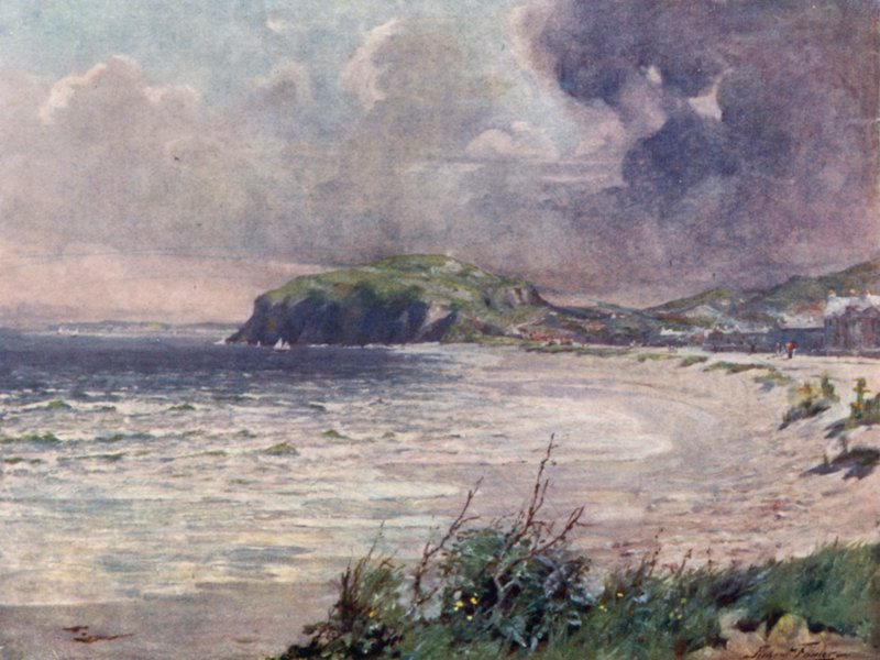Breezy Morning, Llandudno Bay (litografia kolorowa) autorstwa Robert (after) Fowler