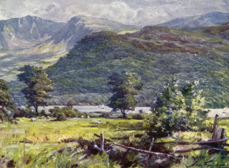 Widok Cadera Idrisa (kolor lito) autorstwa Robert (after) Fowler