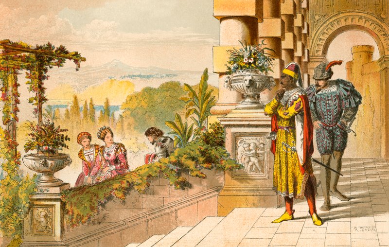 Cassio. „Proszę pani, odejdę” autorstwa Robert Ambrose Dudley