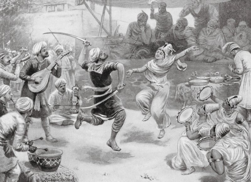 Radość z narodzin cesarza Akbara Wielkiego autorstwa Robert Ambrose Dudley