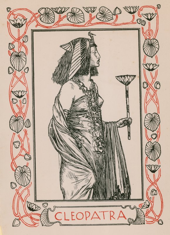 Kleopatra, Antoniusz i Kleopatra autorstwa Robert Anning Bell