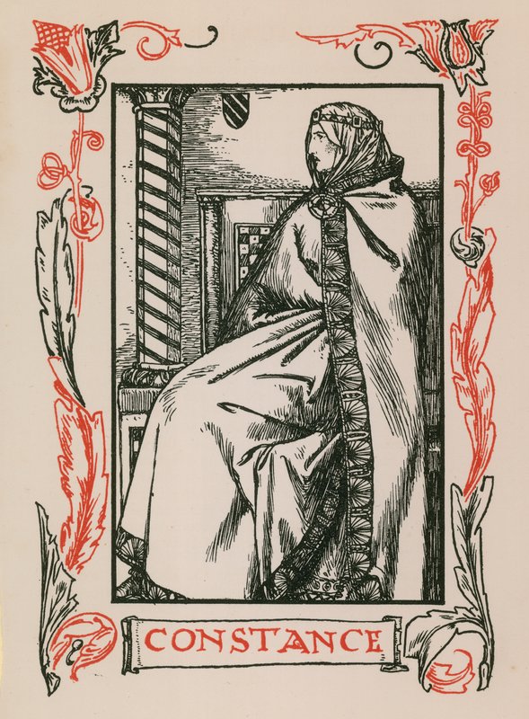 Konstancja, król Jan autorstwa Robert Anning Bell