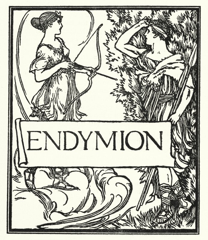 Ilustracja do wierszy Johna Keatsa: Endymion (lito) autorstwa Robert Anning Bell