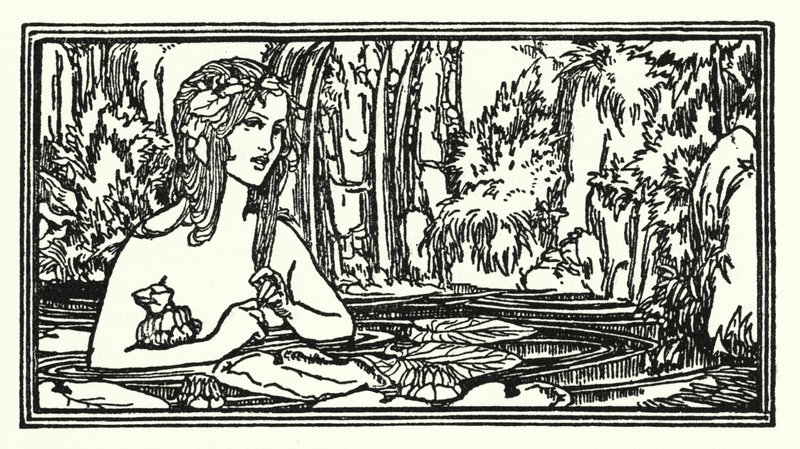 Ilustracja do wierszy Johna Keatsa: Endymion (lito) autorstwa Robert Anning Bell