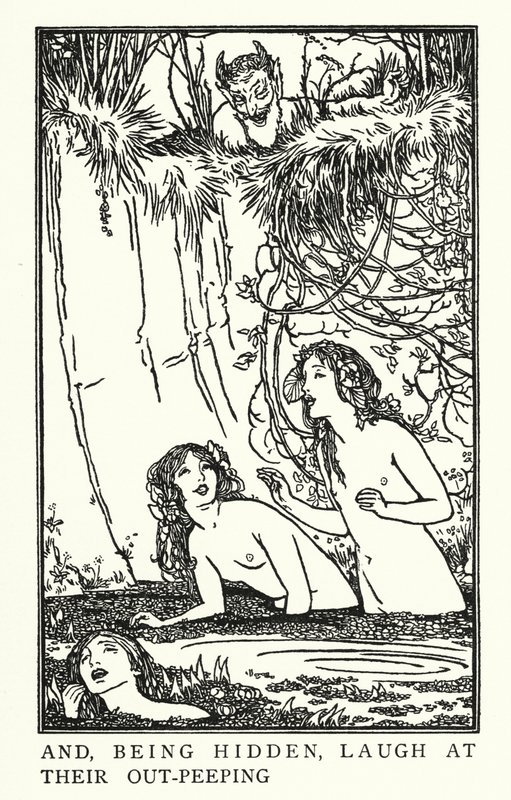 Ilustracja do wierszy Johna Keatsa: Endymion (lito) autorstwa Robert Anning Bell