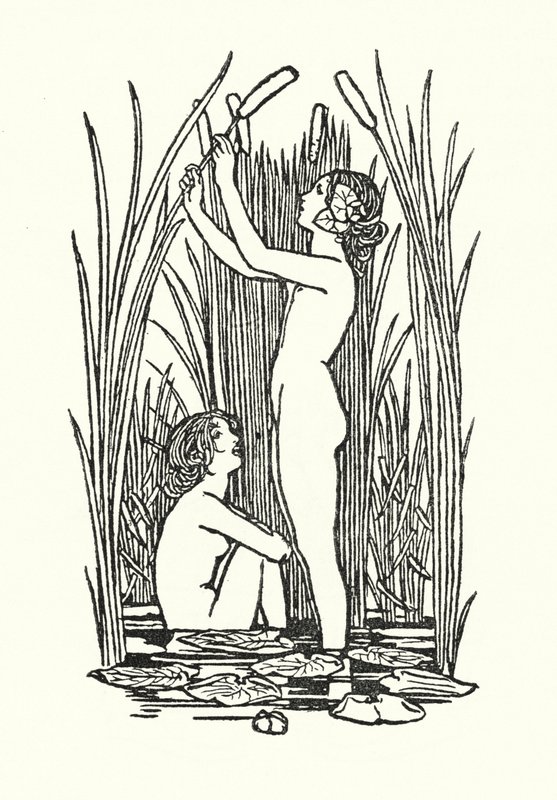 Ilustracja do wierszy Johna Keatsa: Lamia (lito) autorstwa Robert Anning Bell