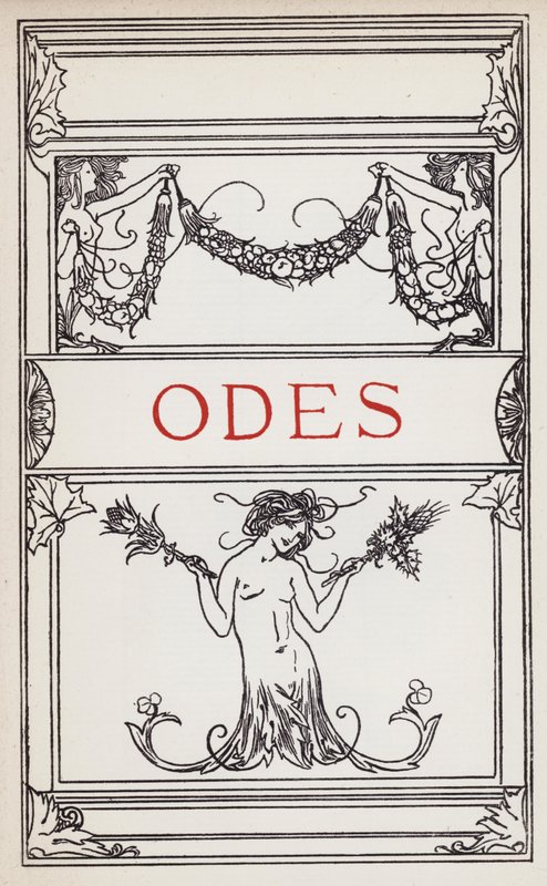 Ilustracja do wierszy Johna Keatsa: Ody (lito) autorstwa Robert Anning Bell