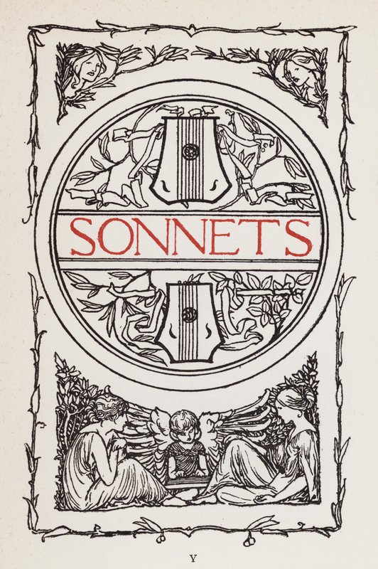 Ilustracja do wierszy Johna Keatsa: Sonety (lito) autorstwa Robert Anning Bell