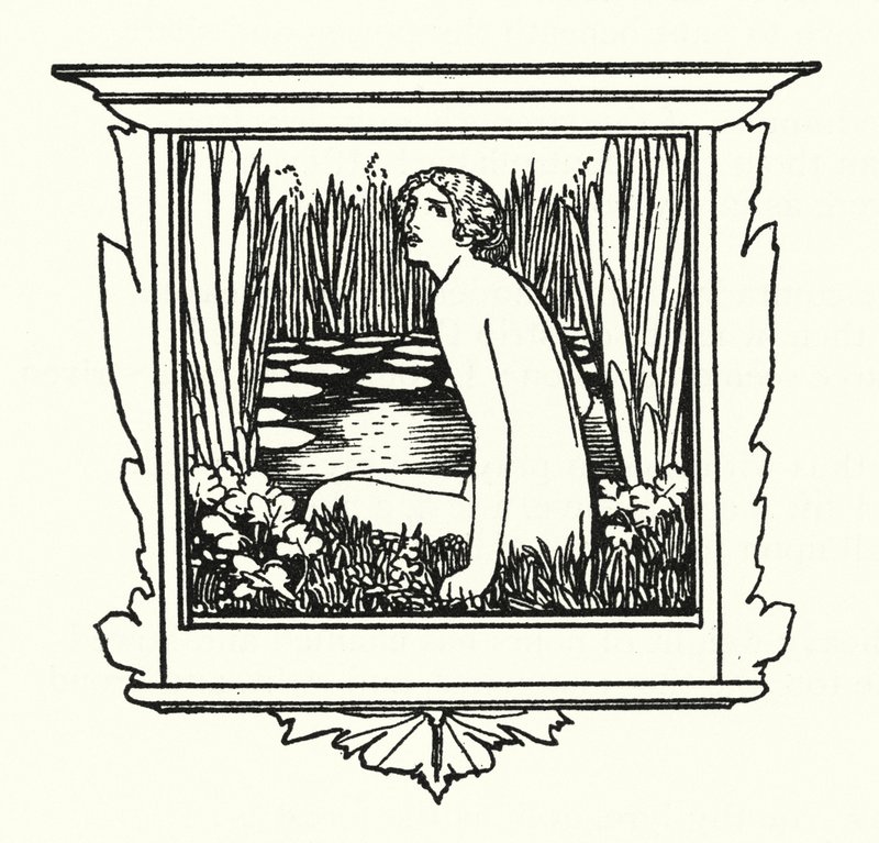 Shelley: Oda do zachodniego wiatru (litografia) autorstwa Robert Anning Bell
