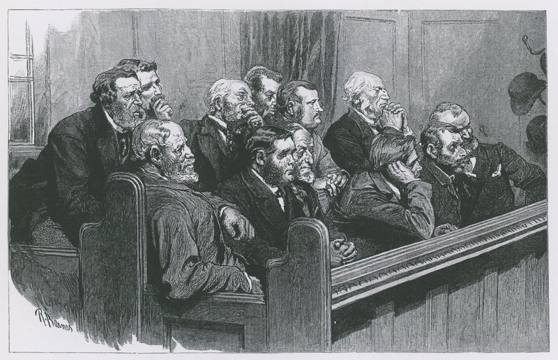 Szkice w królewskich sądach: wspólne jury autorstwa Robert Barnes