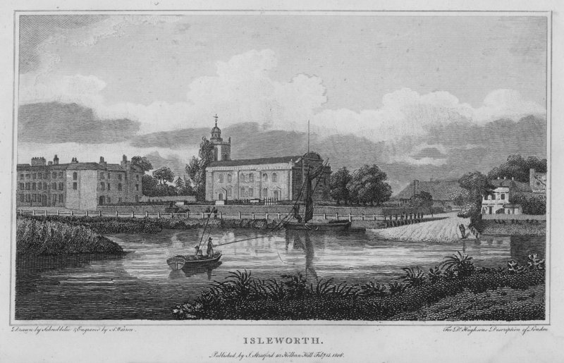 Isleworth (grawerowanie) autorstwa Robert Blemell (after) Schnebbelie