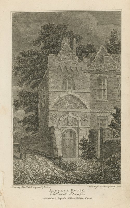 Dom Aldgate w Bethnal Green autorstwa Robert Blemell Schnebbelie