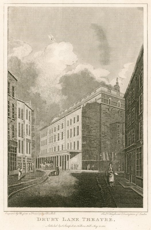 Teatr Drury Lane, Londyn autorstwa Robert Blemell Schnebbelie