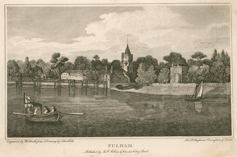 Kościół Fulham, Londyn autorstwa Robert Blemell Schnebbelie