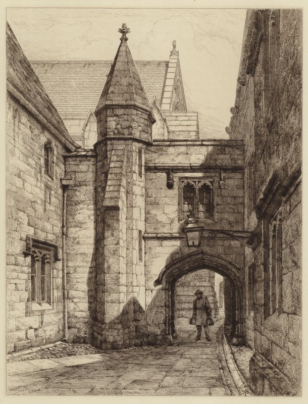 Merton College autorstwa Robert Kent Thomas