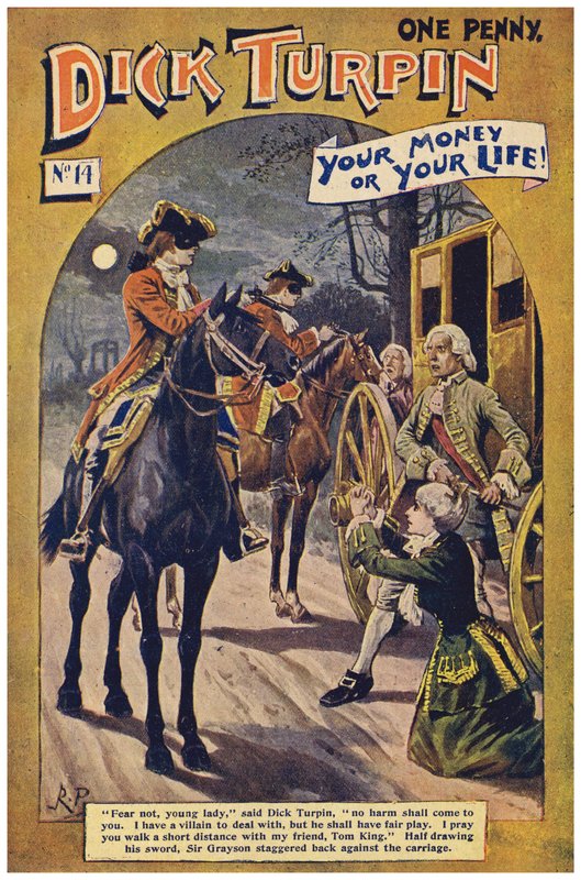 Dick Turpin (kolor lito) autorstwa Robert Prowse Jnr