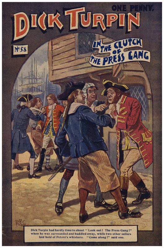 Dick Turpin (kolor lito) autorstwa Robert Prowse Jnr