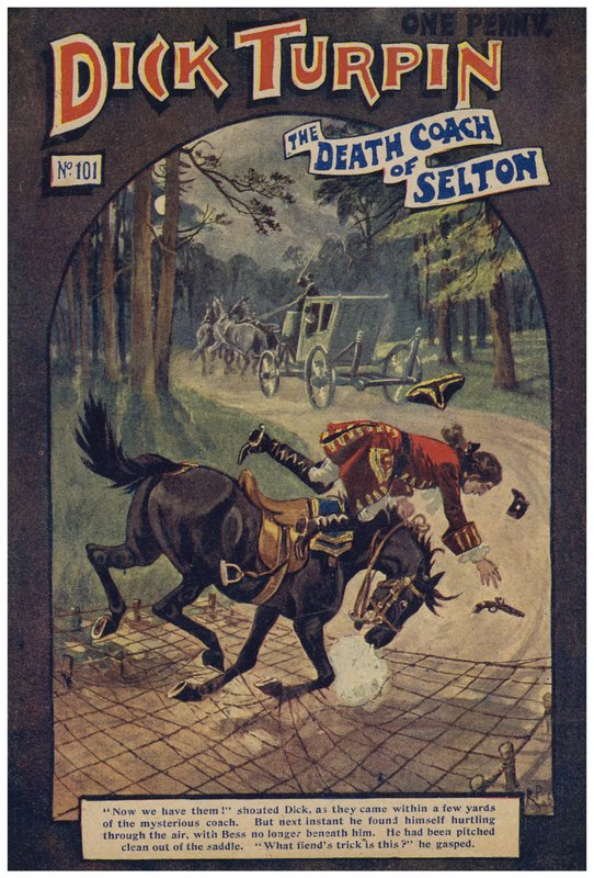 Dick Turpin (kolor lito) autorstwa Robert Prowse Jnr