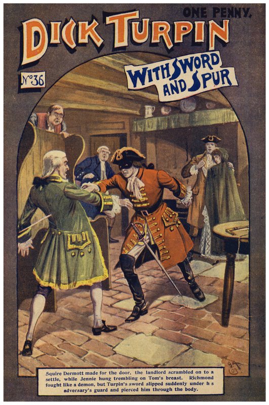Dick Turpin (kolor lito) autorstwa Robert Prowse Jnr