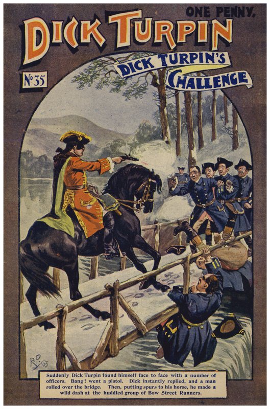 Dick Turpin (kolor lito) autorstwa Robert Prowse Jnr