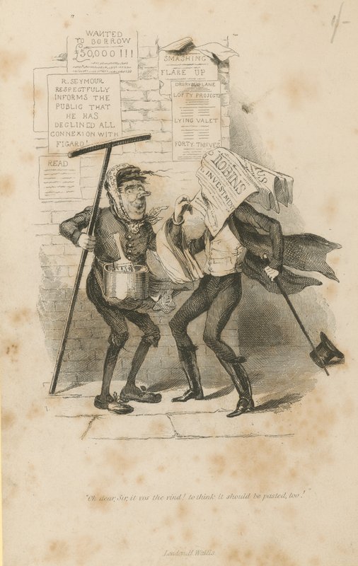 Wypadek Billa Stickera autorstwa Robert Seymour