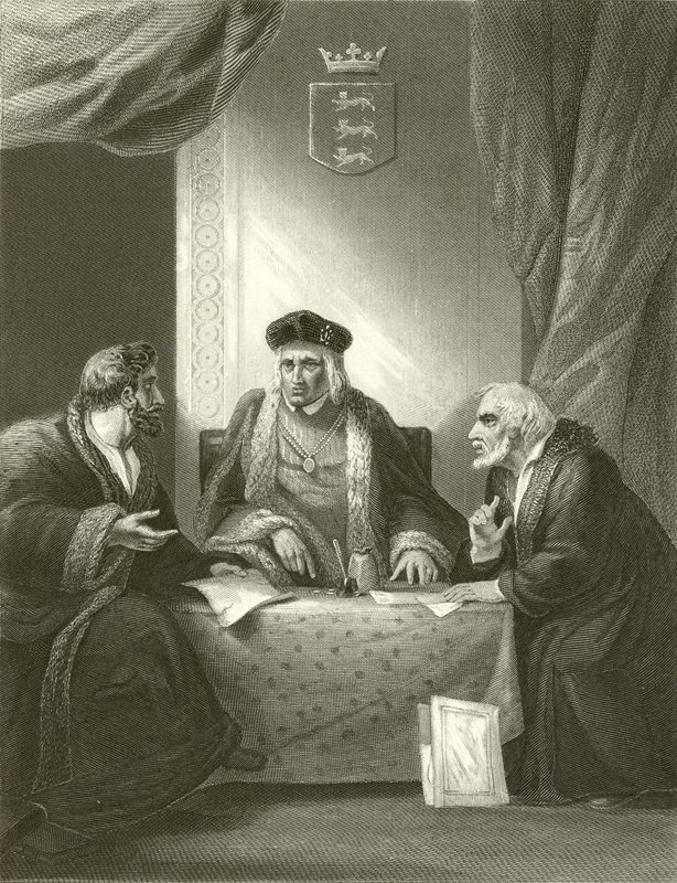 Henryk VII z Empsonem i Dudleyem autorstwa Robert Smirke