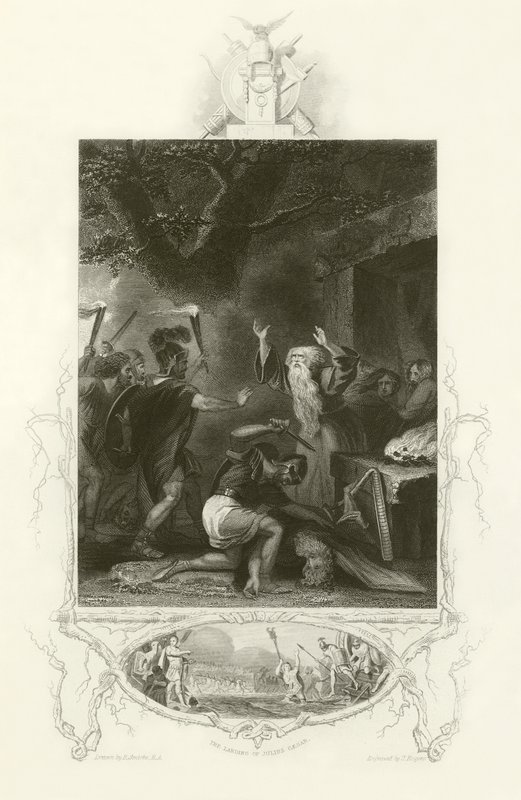 Masakra druidów autorstwa Robert Smirke