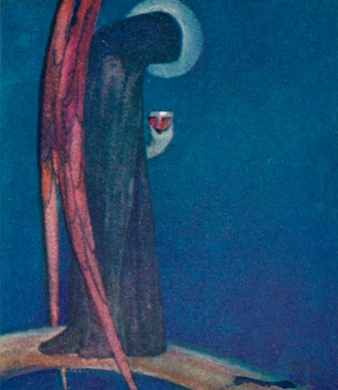 Ilustracja do Snu Geroncjusza autorstwa kardynała Newmana (kolor lito) autorstwa Robert Traill Rose