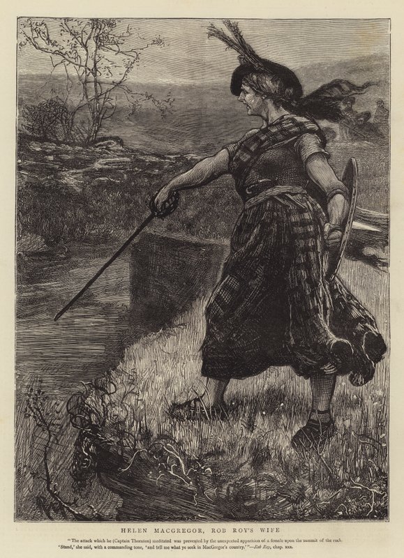 Helen Macgregor, żona Roba Roya autorstwa Robert Walker Macbeth