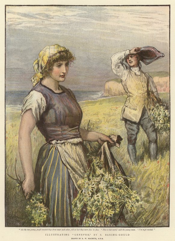 Ilustrowanie „Genefera” S Baring-Gould autorstwa Robert Walker Macbeth
