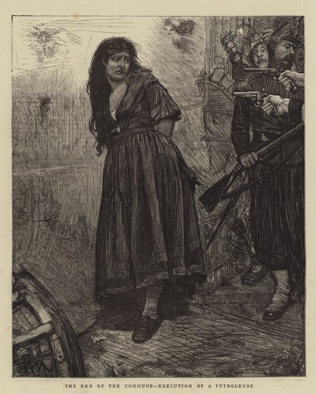 Koniec gminy, egzekucja benzyny autorstwa Robert Walker Macbeth