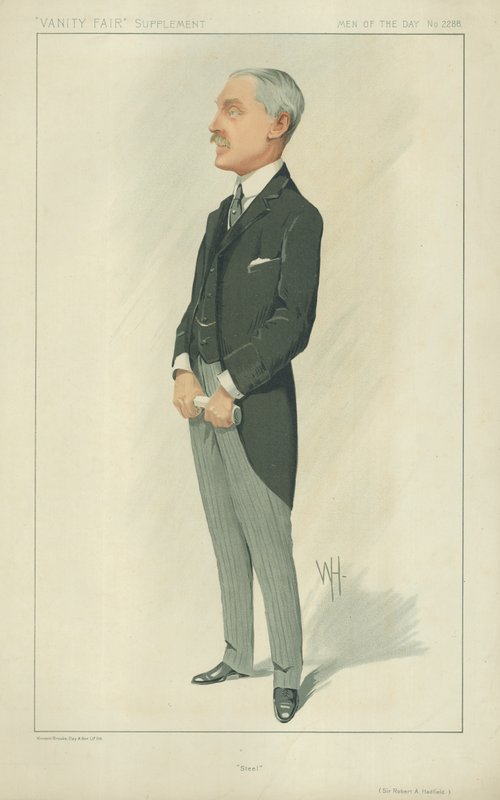 Sir Robert Hadfield autorstwa Robert Wallace Hester