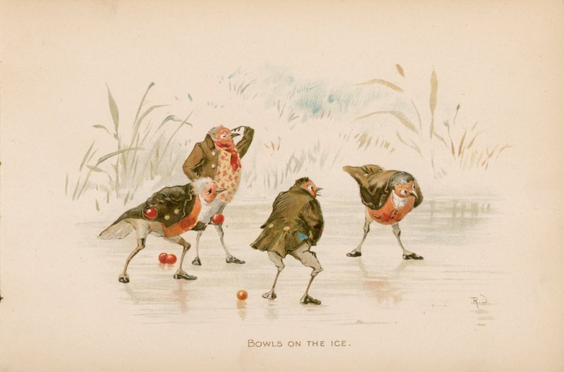 Ilustracja do książki "The Twigs albo Boże Narodzenie w Ruddock Hall". autorstwa Robert after Dudley