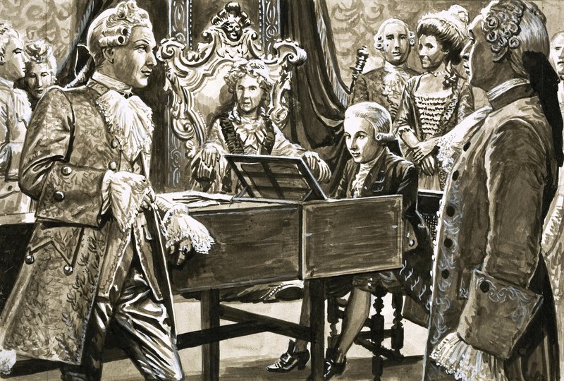 The Music-Makers: Geniusz w wieku sześciu lat (Mozart) autorstwa Roger Payne