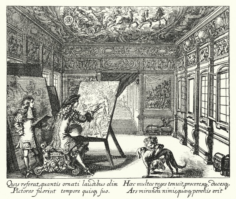 Malowanie (grawerowanie) autorstwa Romeyn de (after) Hooghe