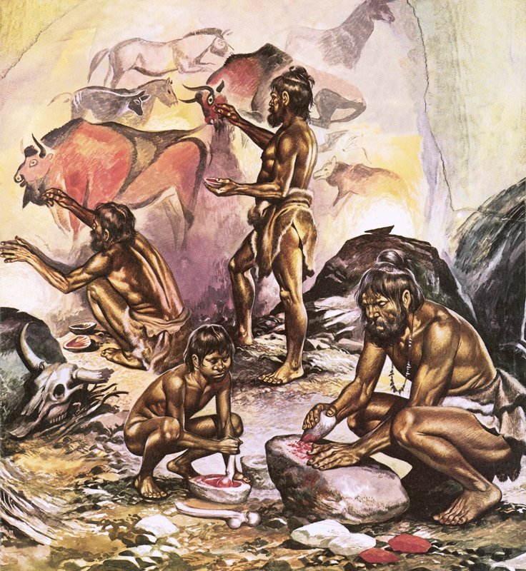 Artyści jaskiniowi autorstwa Ron Embleton